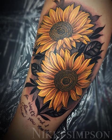 Did These Sunflowers Last Night With Some Handwriting Very Personal To