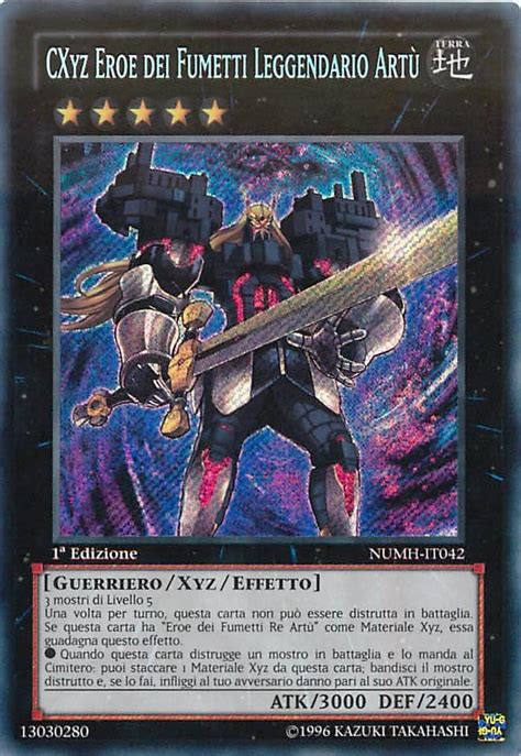 Yu Gi Oh Numh It Cxyz Eroe Dei Fumetti Leggendario Art