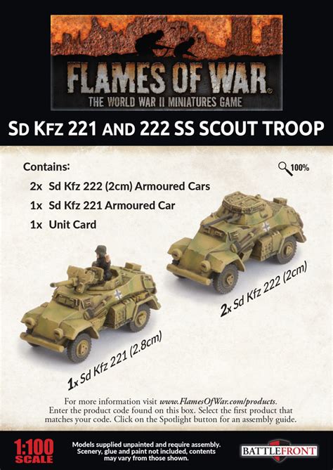 Toys And Hobbies Flames Of War German Sd Kfz 222 Armored Car Zvezda Fow