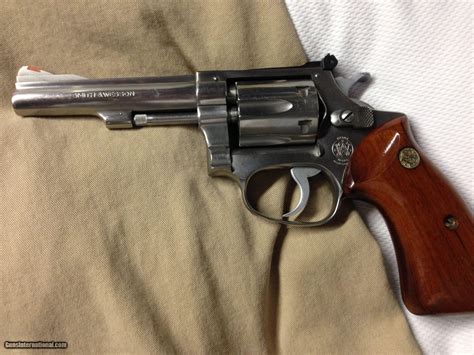 Smith And Wesson Model 63 No Dash With 4 Barrel And Custom Shop Grips