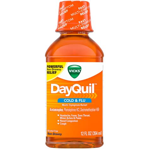 Dayquil Cold And Flu Multi Symptom Relie Health And Wellness Medicine