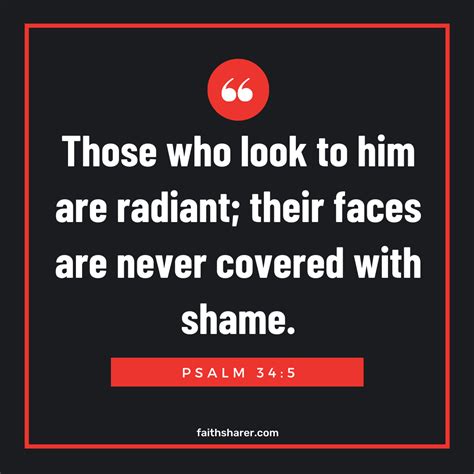 Psalm 345 Those Who Look To Him Are Radiant Their Faces Are Never