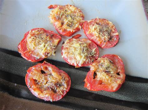 Maybe you would like to learn more about one of these? Sweet Beginnings: Secret Recipe Club: Baked Parmesan Tomatoes