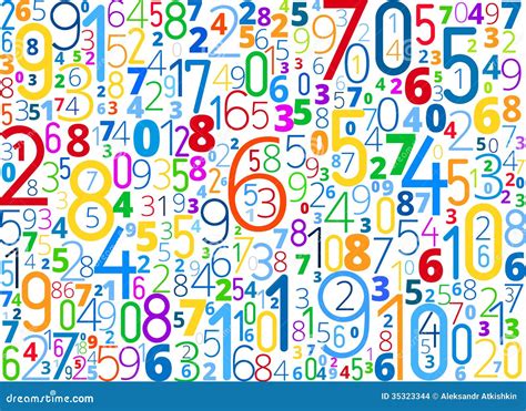 Vector Background From Numbers Stock Images Image 35323344