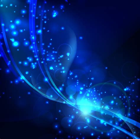 Abstract Blue Light Background Vector Graphic Free