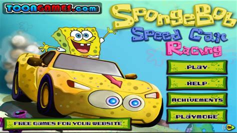 Play Spongebob Speed Car Racing Car Racing Game For Kids Racing