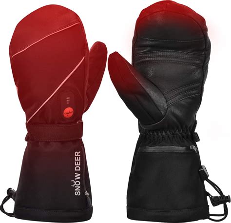 Heated Ski Gloves74v 2200mah Electric Rechargeable Battery Gloves For
