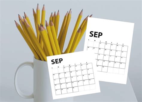 Free September 2020 Calendar Printables Sunday And Monday Start
