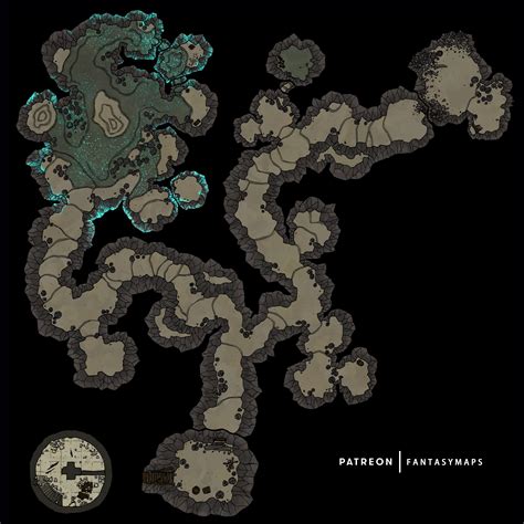 Underground Cavern Dnd Map First Time Map The Sahuagins Cave Dungeon
