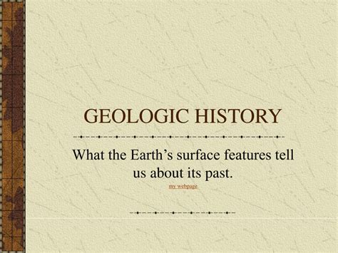 Ppt Geologic History Powerpoint Presentation Free Download Id9732988
