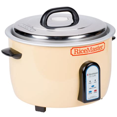 Town 56824 50 Cup 25 Cup Raw Electric Rice Cooker Warmer 230V 1500W