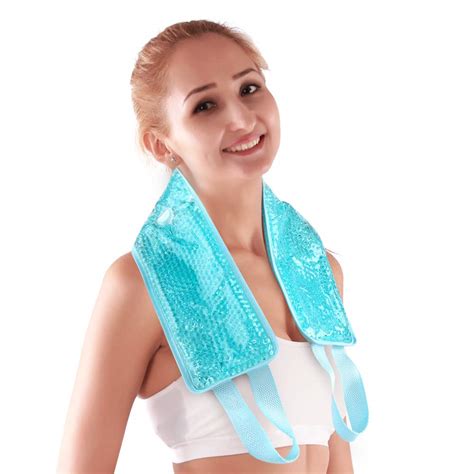 NEWGO Neck Ice Pack Hot Cold Therapy Gel Ice Pack For Neck Shoulder Pain Swelling Injuries