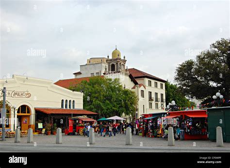 Olvera Street Los Angeles California Stock Photo Alamy