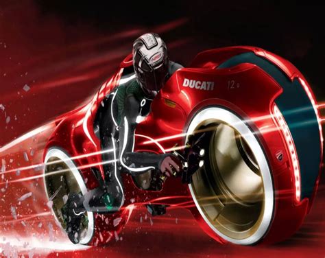 Pin By Kris Vance On Ducati Planet Red Tron Bike Tron Legacy Tron