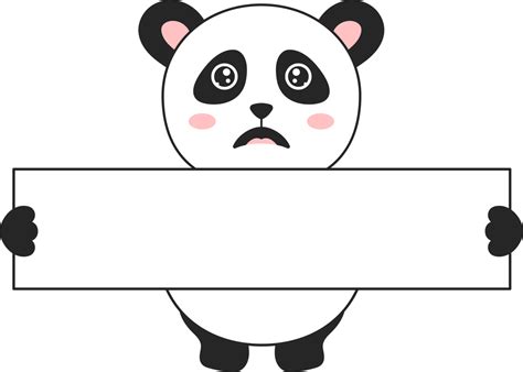 Panda Bear Clipart Design Illustration 9305162 Png