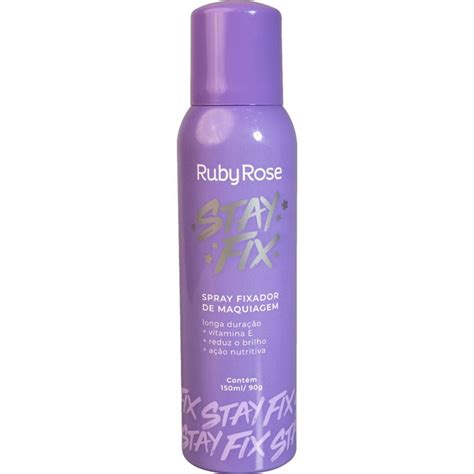 Spray Fixador De Maquiagem Stay Fix Hb323 Rubyrose