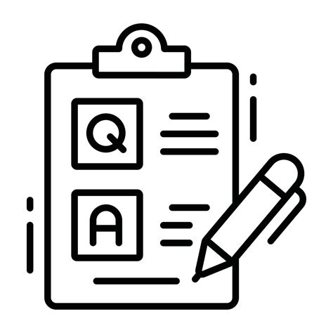Questionnaire Icon In Modern And Trendy Style Premium Vector 23014146