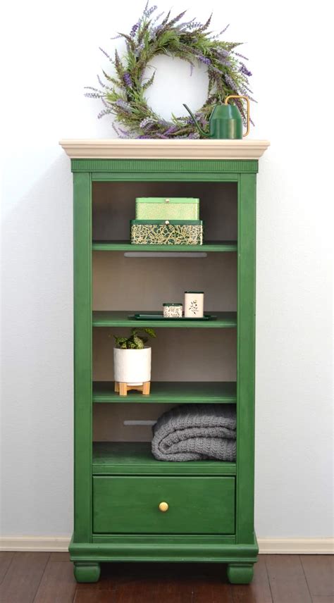 Chalk paint bookcase built in. Update Your Home Office With Paint! | Country Chic Paint Blog