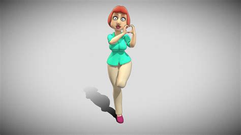 lois griffin 01 pose buy royalty free 3d model by placidone [9d96852] sketchfab store