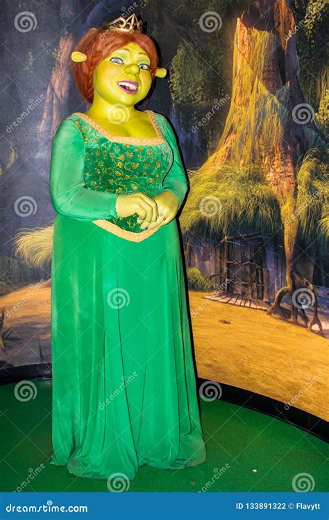 Princess Fiona Wax Statue Madame Tussaud S Amsterdam Editorial