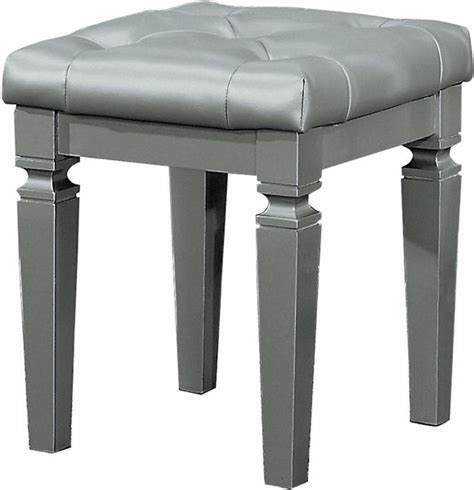 Use it to set out towels for guests or as a perch for putting on shoes and touching up a manicure—the. Siesta Brands|GRAY VANITY STOOL