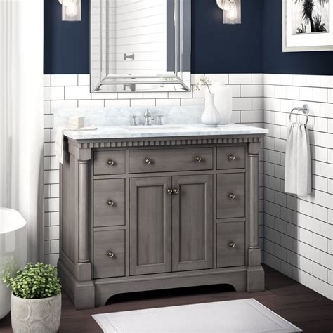 What are some of the most reviewed products in bathroom vanity sets? Greyleigh Seadrift 42" Single Bathroom Vanity Set ...