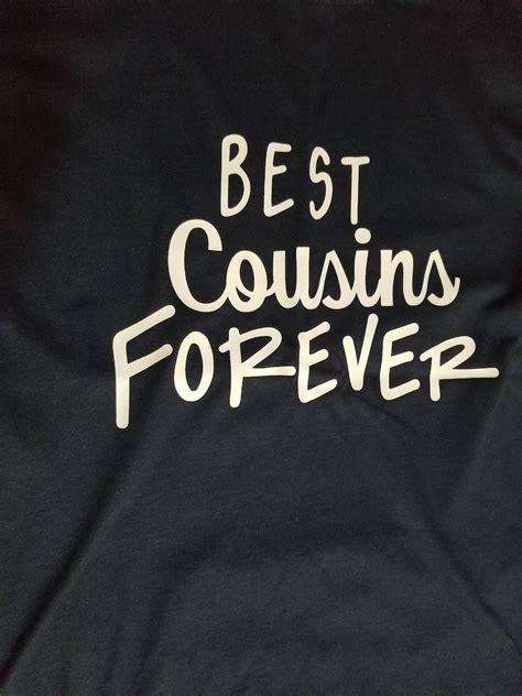 Best Cousins Forever Shirt Cousins Shirts Cousins Photo Prop Etsy