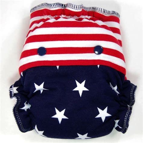 Custom Cloth Diaper Or Cover Combo Print Stars And Stripes Etsy