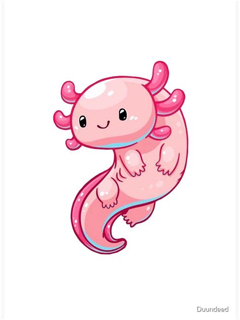 Cute Pink Minecraft Axolotl Axolotl Drawing Floating Pink Axolotl Happy Axolotl Cute Axolotl