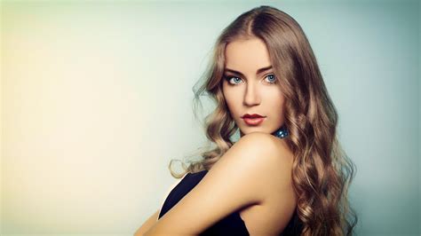 wallpaper wanita model rambut panjang potret menghadapi 3840x2160 toetemdroll 1540627