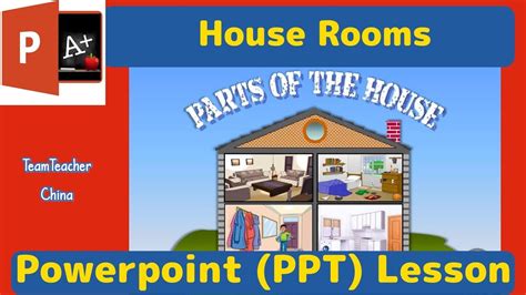 Rooms In The House Tefl Powerpoint Lesson Plan Classroom Ppt Games