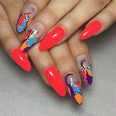 Multi Coloured Nails New Trend And Best Designs Ladylife