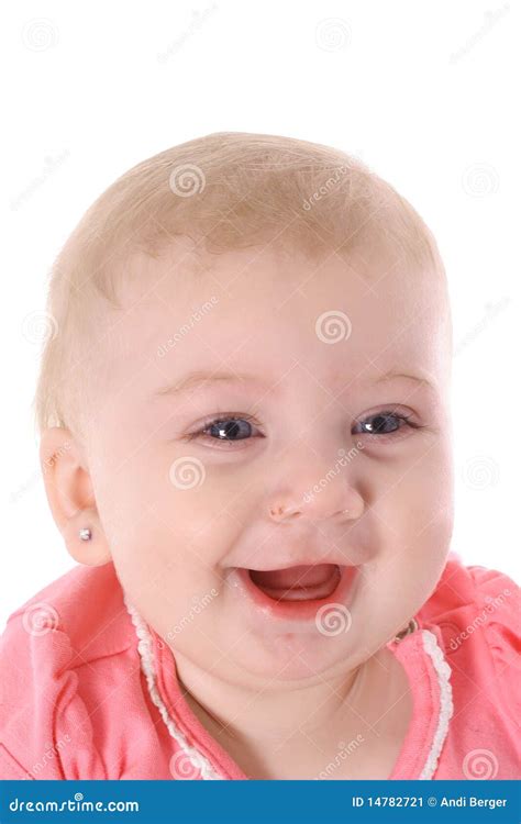 Baby Laughing Stock Image Image Of Innocent Expression 14782721