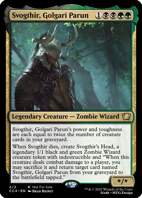 What Would Svogthir Look Like As A Commander Card Rmagictcg