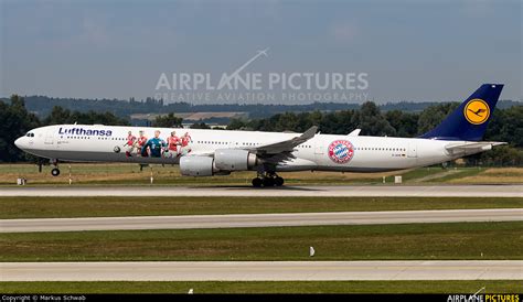 D Aihk Lufthansa Airbus A340 600 At Munich Photo Id 755426
