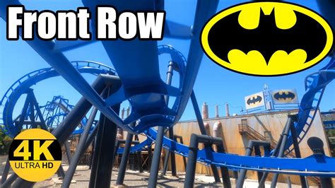 New 4k Batman The Ride At Six Flags Magic Mountain Youtube