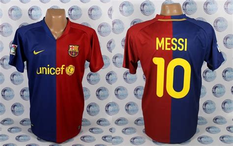 Barcelona 2008 2009 10 Messi Home Football Soccer Shirt Jersey