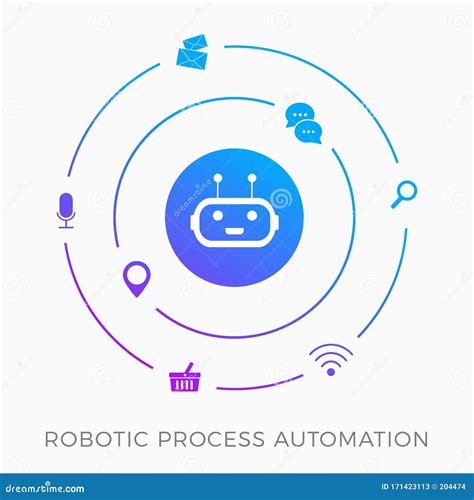 Rpa Robotic Process Automation Innovation Technology Vector Icon