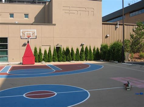 ESPN's basketball court is a Latexite court! | Basketball court, Basketball, Court