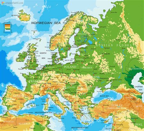 Top 19 Mejores Mapa Físico De Europa Para Imprimir En 2022