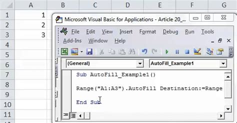 Vba Autofill Step By Step Guide Examples To Use Autofill In Excel Vba