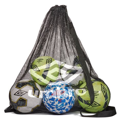 Sporting Goods Football Equipment Mesh Ball Bag Basketball Single Ball Carry Storage Sack With