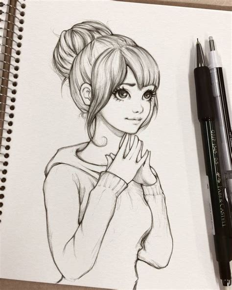 Student Girl Sketch By Ohayorinka Ragazza Disegno Schizzi Schizzo