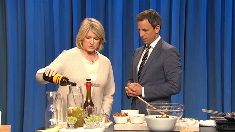 Watch Late Night With Seth Meyers Highlight Martha Stewart Shows Seth