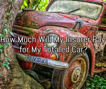 The totaled car insurance payout will depend on the fair market value of the vehicle at the time it was. How Much Will My Insurer Pay for My Totaled Car? - Insurance Panda
