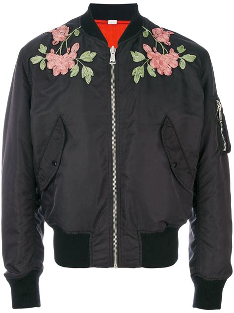 Gucci Reversible Embroidered Bomber Jacket Farfetch