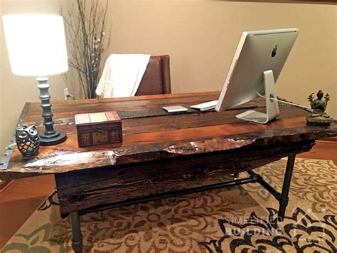 Diy Rustic Desk Plans To Build Your Own Simplified Building