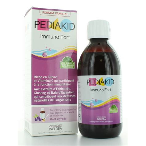 Pediakid Immuno Fort 250 Mldéfenses Immunitairesunivers Pharmacie