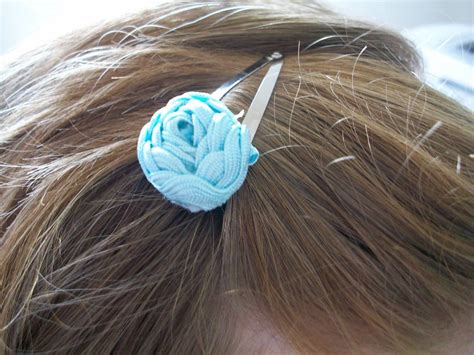 You can make a fabric flower hair clip! 365 DAYS OF PINTEREST CREATIONS: day eighteen: home made ...