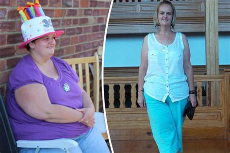 mum who was booted off disneyland ride for being obese sheds half her body weight daily star